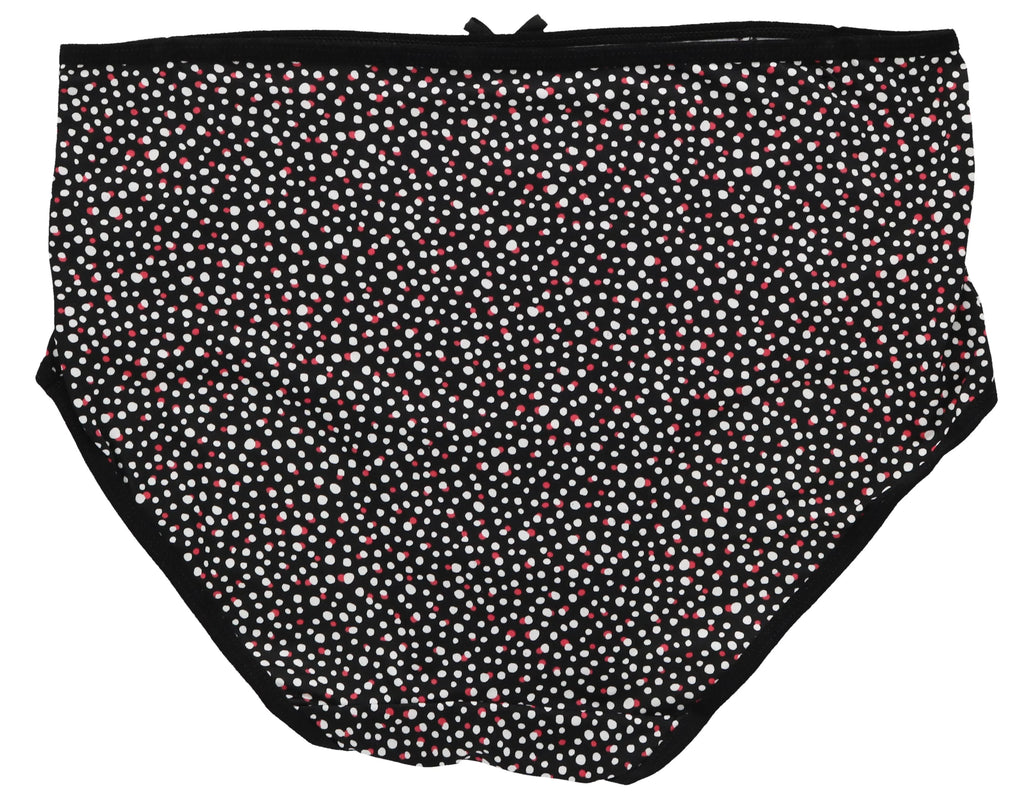 Panties Florals) Rise Hot Burke (X-Large, (5Pr) Women's Classic Plus Sexy Black Delta Pink Size Intimates Brief High