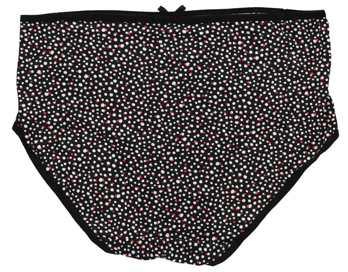 Panties Florals) Rise Hot Burke (X-Large, (5Pr) Women's Classic Plus Sexy Black Delta Pink Size Intimates Brief High