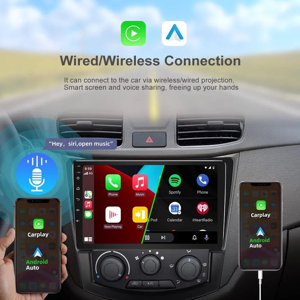 9'' Radio FM Rearview WIFI 2019+ HD D-Max Auto GPS Bluetooth,with Android Dmax For with Android Carplay Isuzu Camera Car 12 Stereo