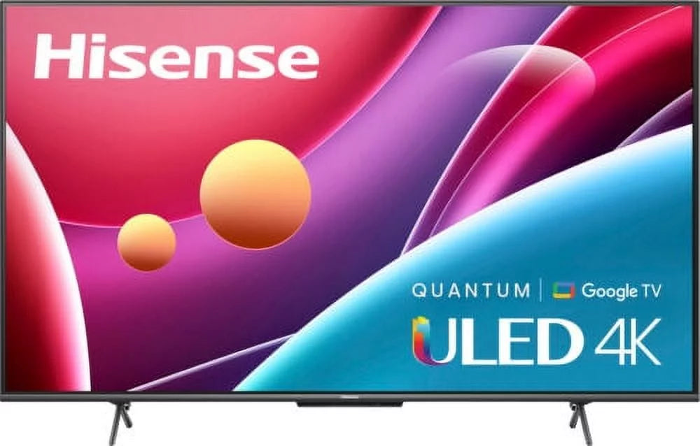 4K Quantum U6H 50" Smart UHD Hisense Series Class TV Google ULED -