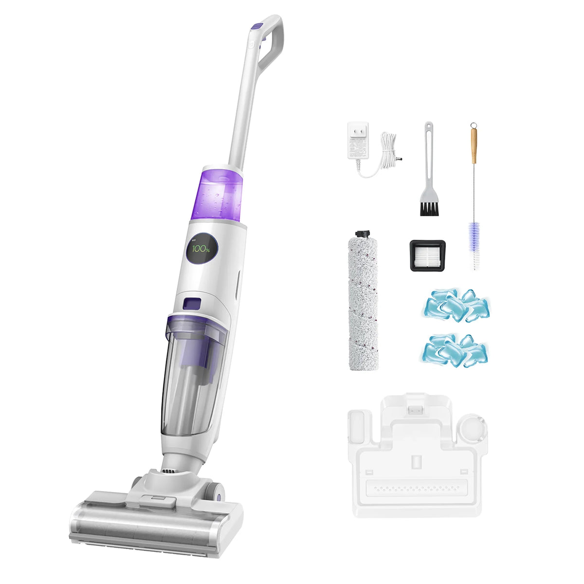 Nano Wet with Vacuum in 3 1 & technology Cleaner Lunaglow Self-cleaning Dry
