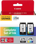 PG-275/CL-276 Canon Yield Multi Printers Ink for 100 Color Pack Value