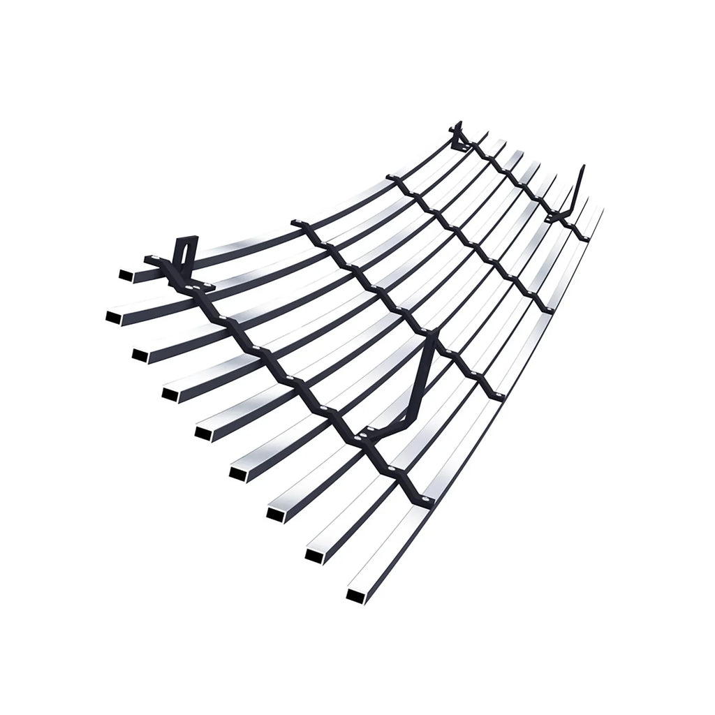 2006-2012 Grille Steel APS Silver N19-C63158I Vitara Main Compatible Suzuki Billet Premium Grand 8x6 Upper Stainless with Horizontal