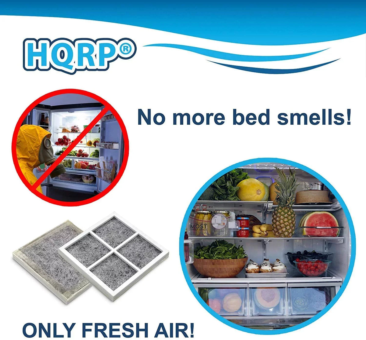 / / of Refrigerators 4 ADQ73214404 Air LG Fresh Filters ADQ73334003 Pack / LT120F for ADQ73334008 HQRP