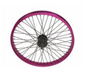 Axle Spoke 14mm 14gSS/Black Purple. Wall 9T 48 Wheel 2.125 Alloy Driver Rear Sealed Bearing 20 Double Bike x