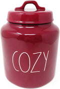 LL 8 Large Magenta Dunn Size COZY By Ceramic Rae Burgundy Inch Canister