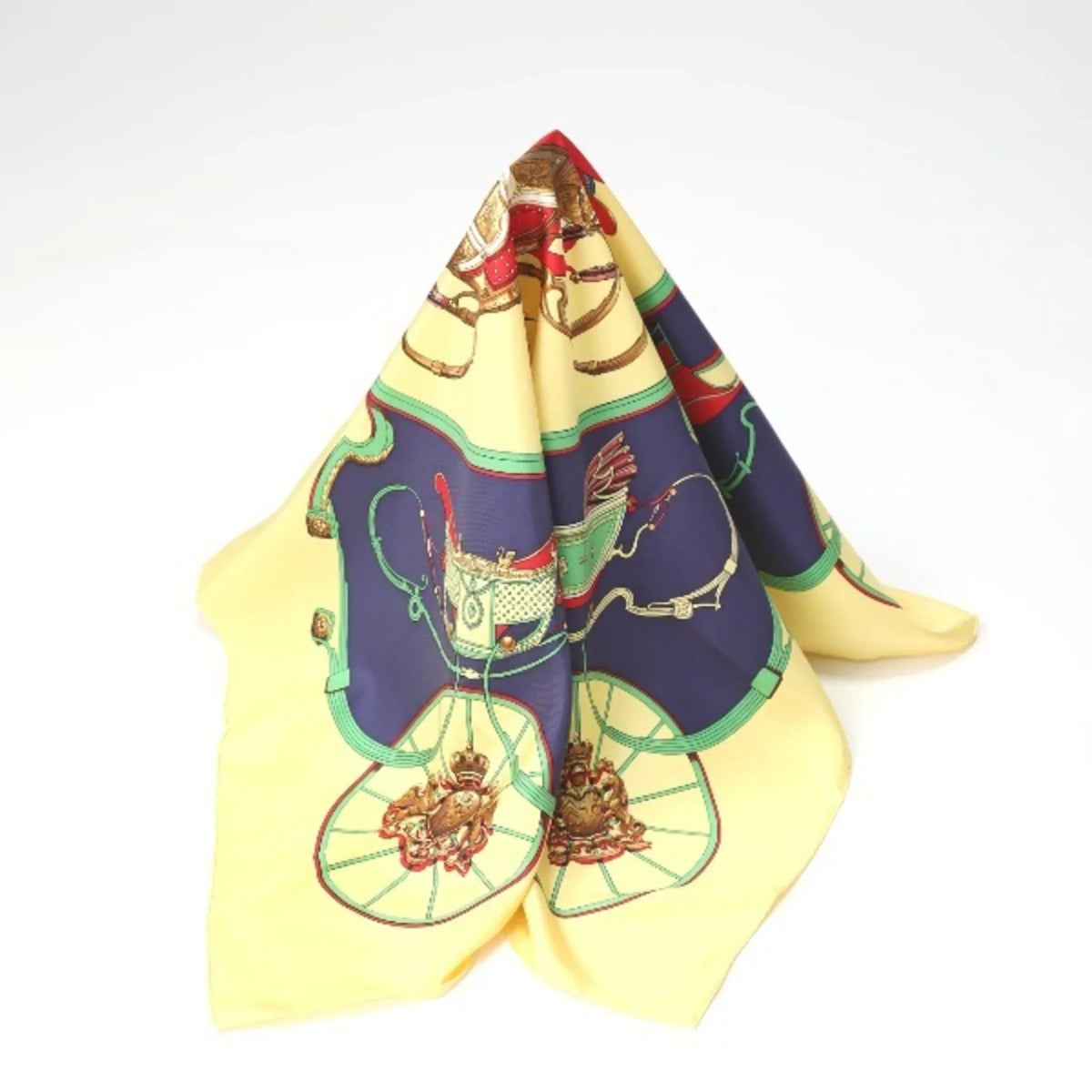 Pre-Owned Scarf HERMES Carre90 Yellow Hermes (Good) SPRINGS