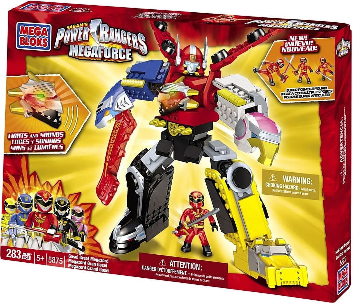 Gosei Power Mega Set #5875 Rangers Megazord Bloks Great MegaForce