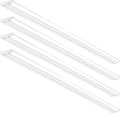 Slim QCAI Lights, Fluorescent for Compact 4 12500LM, Strip T8 110W [6-lamp Warehouse, Light Garage Equiv.], Mount LED 5000K, 8 Shop Wraparound Pack Commercial LED 8FT Foot Office Ultra Grade Flush