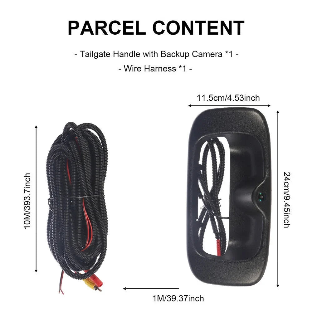 Camera Waterproof GMC High View Vision KingFurt Resolution Backup Night Rear Silverado/Sierra Chevy