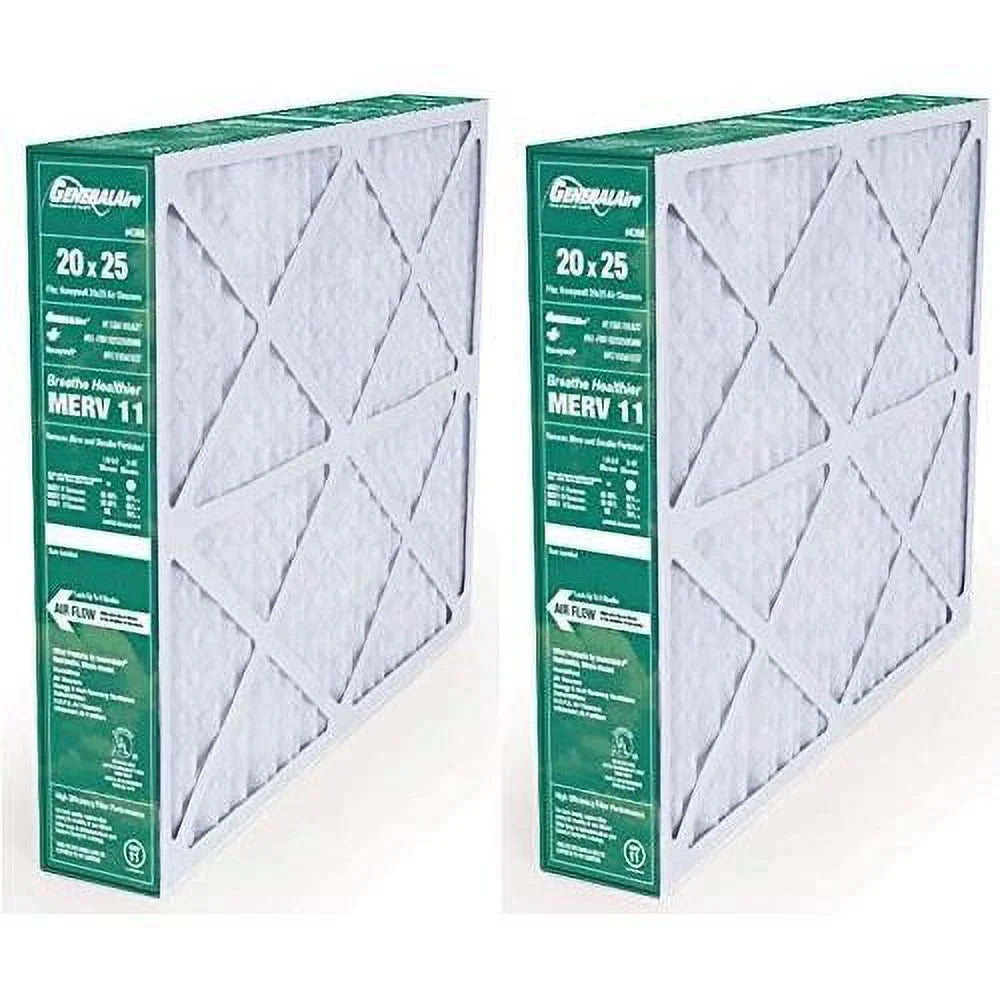 #4368-Replaces 25" Generalaire 4.5" X Merv 11 Air Filters FC100A1037-20"X