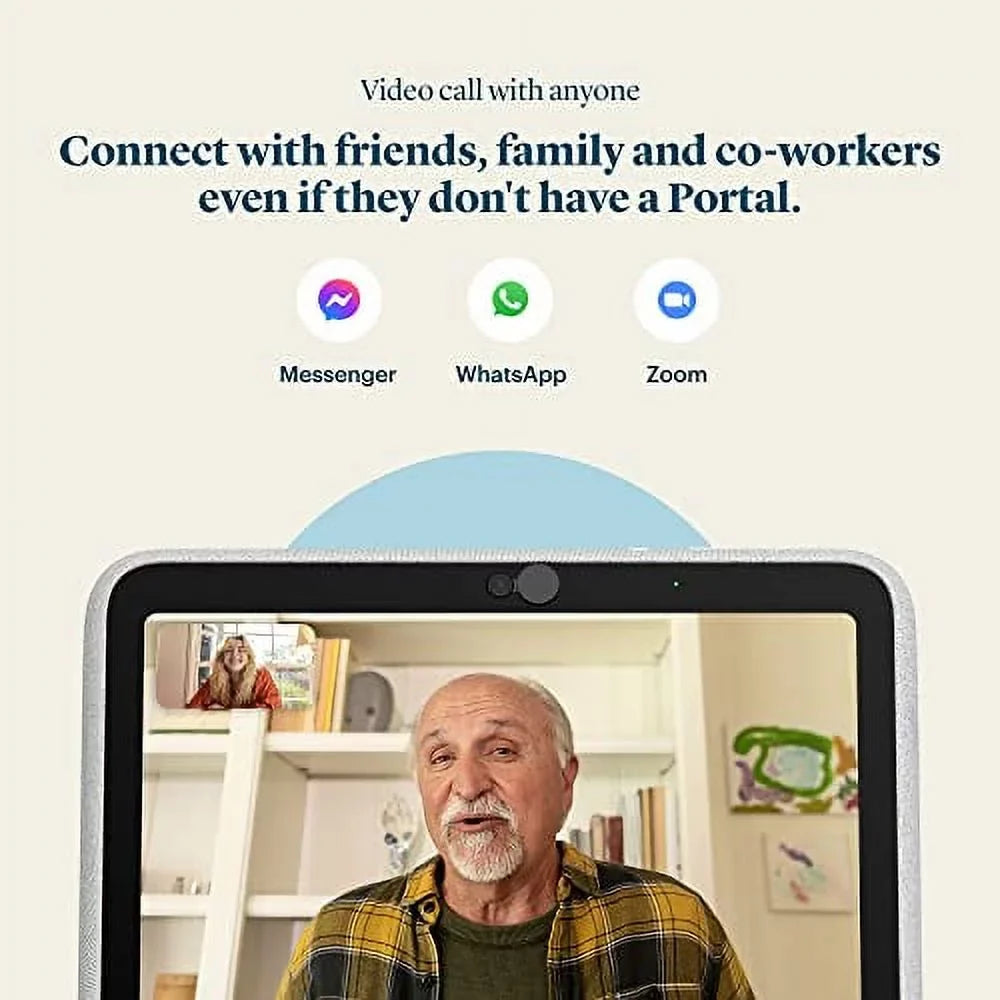 Video with Meta Portal Screen Go Battery 10” Smart Calling Portable - Touch