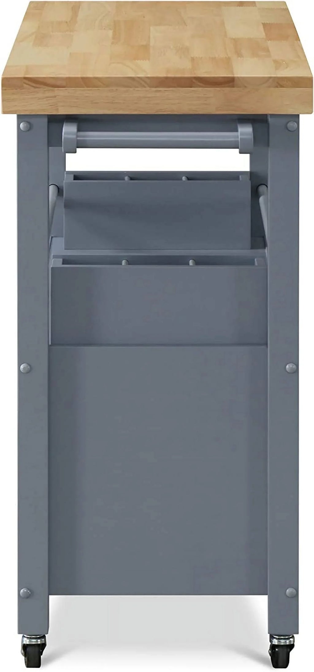 Cabinet Bar Table, Rolling Organization Storage, , Home Anson And Butcher Portable Cart Block Gray Island With For Apartment Kitchen Wheels