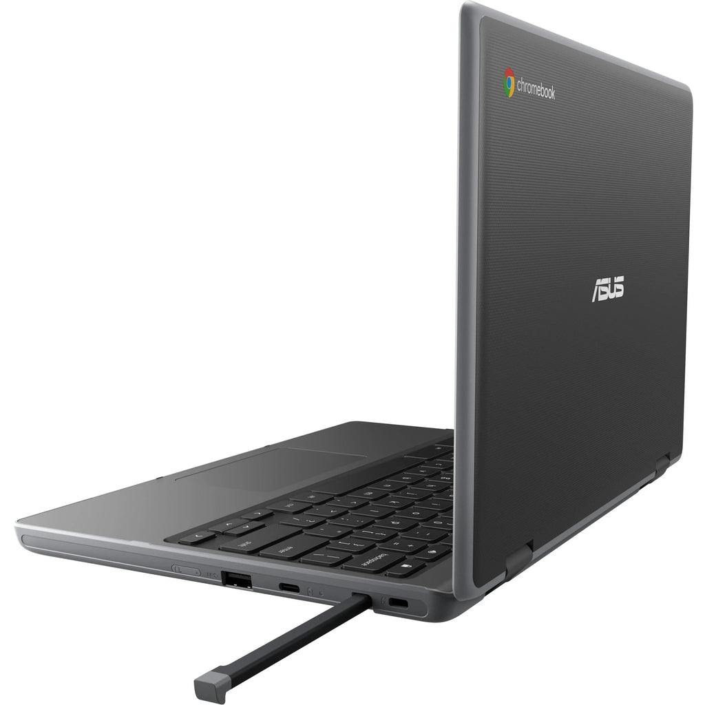 Celeron Chromebook SSD, 64GB Touchscreen, Asus Intel N5100, ChromeOS, Flip CR1100FKA-YZ184T 11.6"
