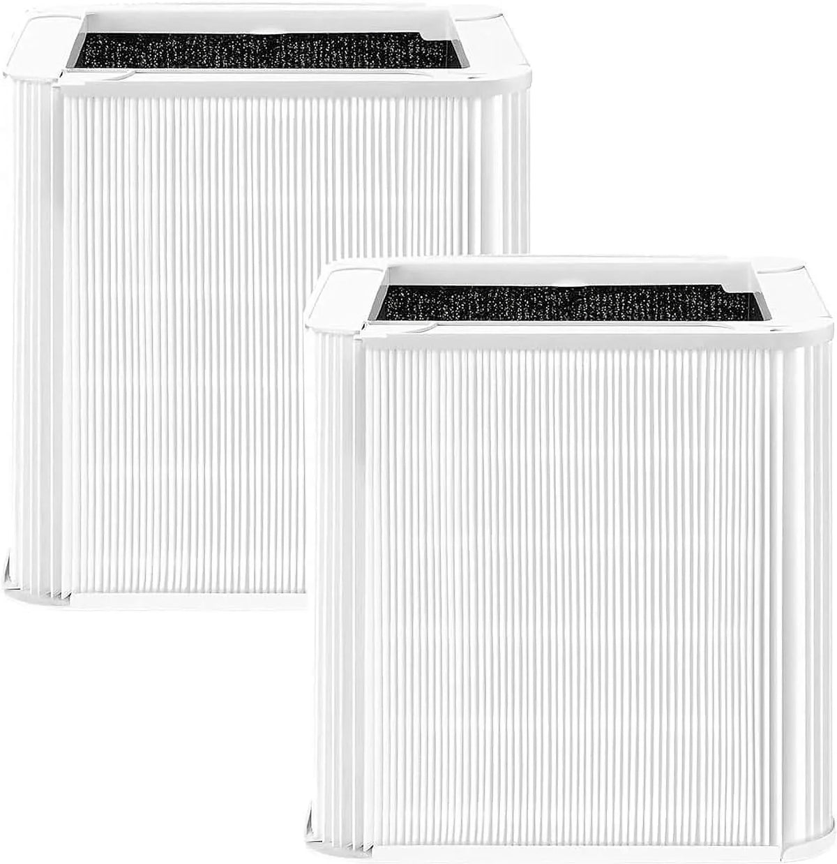 Purifier, Particle Pack Activated with Blue Filter,2 Foldable Replacement Compatible 211+ Blueair Air and Pure 211+ Filter, Carbon
