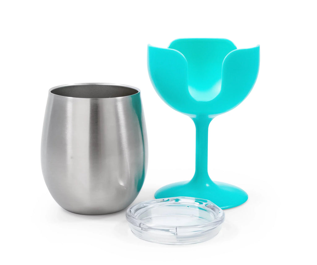 the Wine Kitchen 2-Pack Camco 8oz Life (51915) and Steel, Stainless at Teal | Pink Better Campsite | Tumblers Is Grade