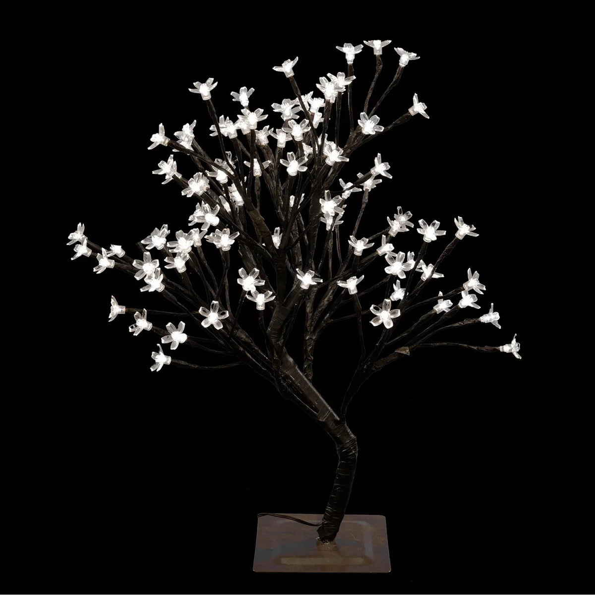 Hi-Line Pink Bonsai Gift Tree, Lights LED Ltd 208-Inch, Floral