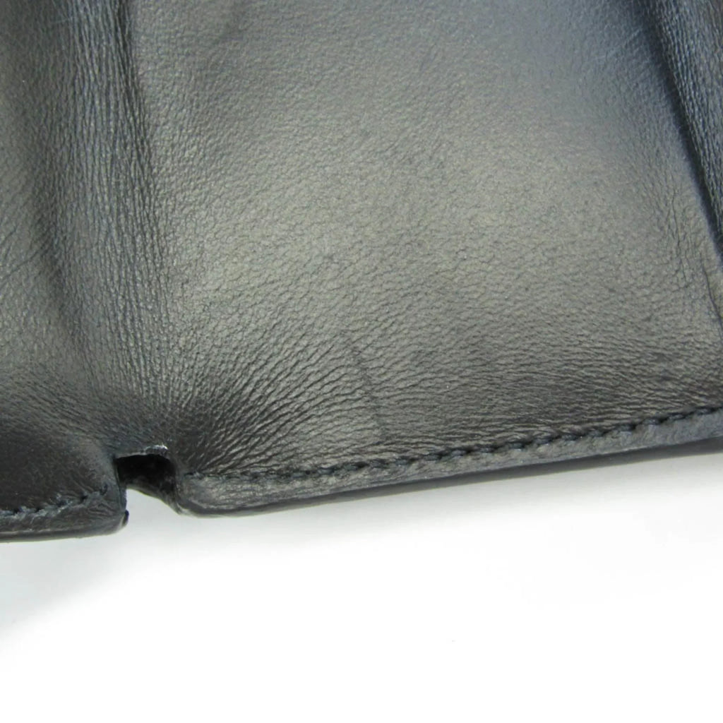 Cache Wallet Pre-Owned Balenciaga (tri-fold) Men,Women Leather Black 593813 (Good) Mini