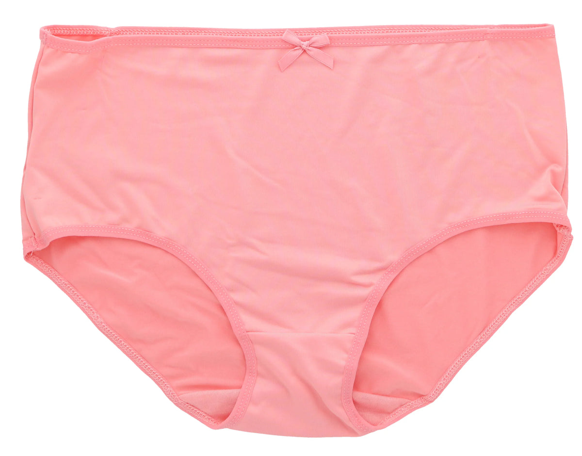 Panties Florals) Rise Hot Burke (X-Large, (5Pr) Women's Classic Plus Sexy Black Delta Pink Size Intimates Brief High