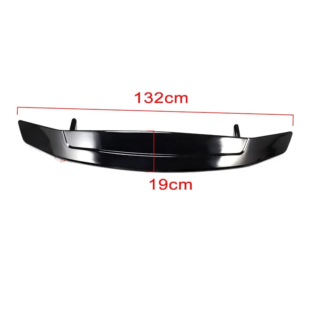 Brake Glossy Honda Sedan Light Lip Spoiler Civic Black Trunk Wing 2016-2021 For