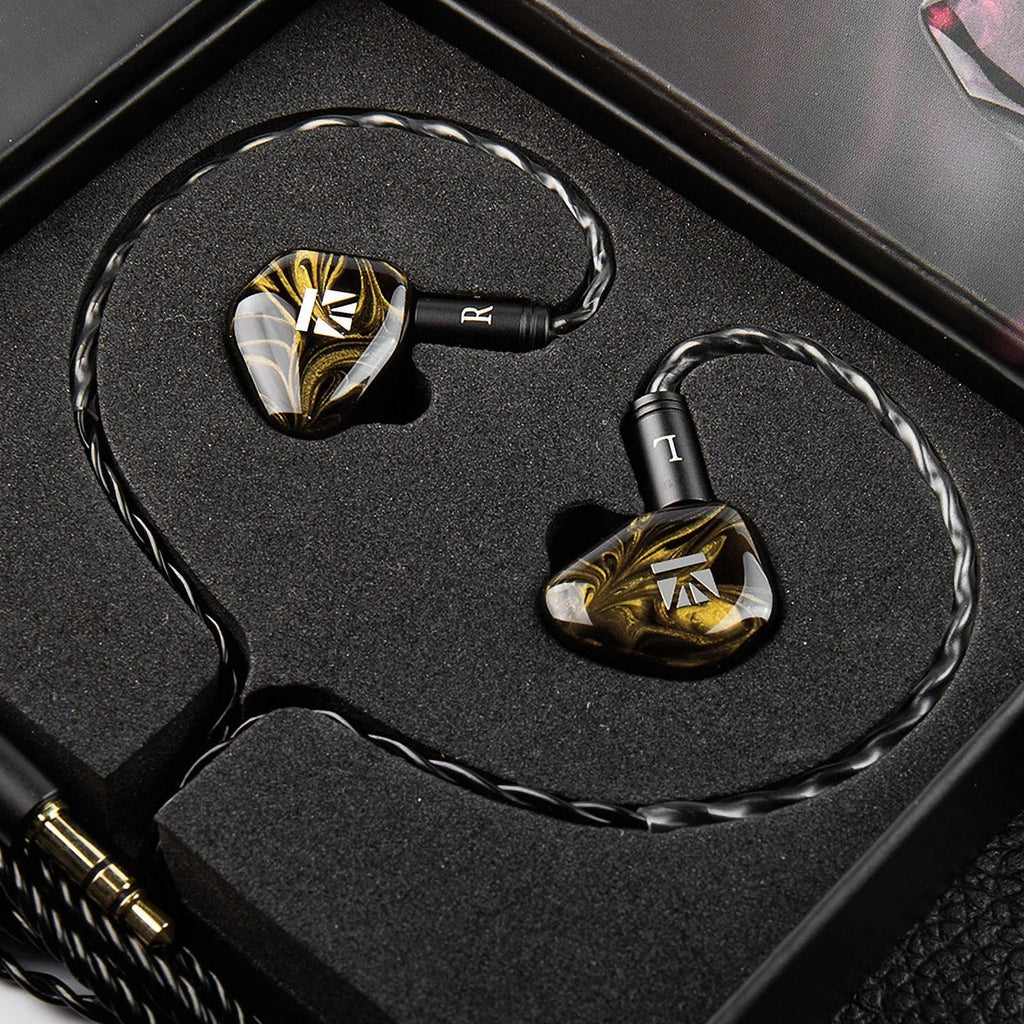 Drvier IEM Headset HIFI Headphones KB01 Wired Music Beryllium Ear Dynamic Sport 10MM Earbuds Diaphragm Monitor Earphone KBEAR In
