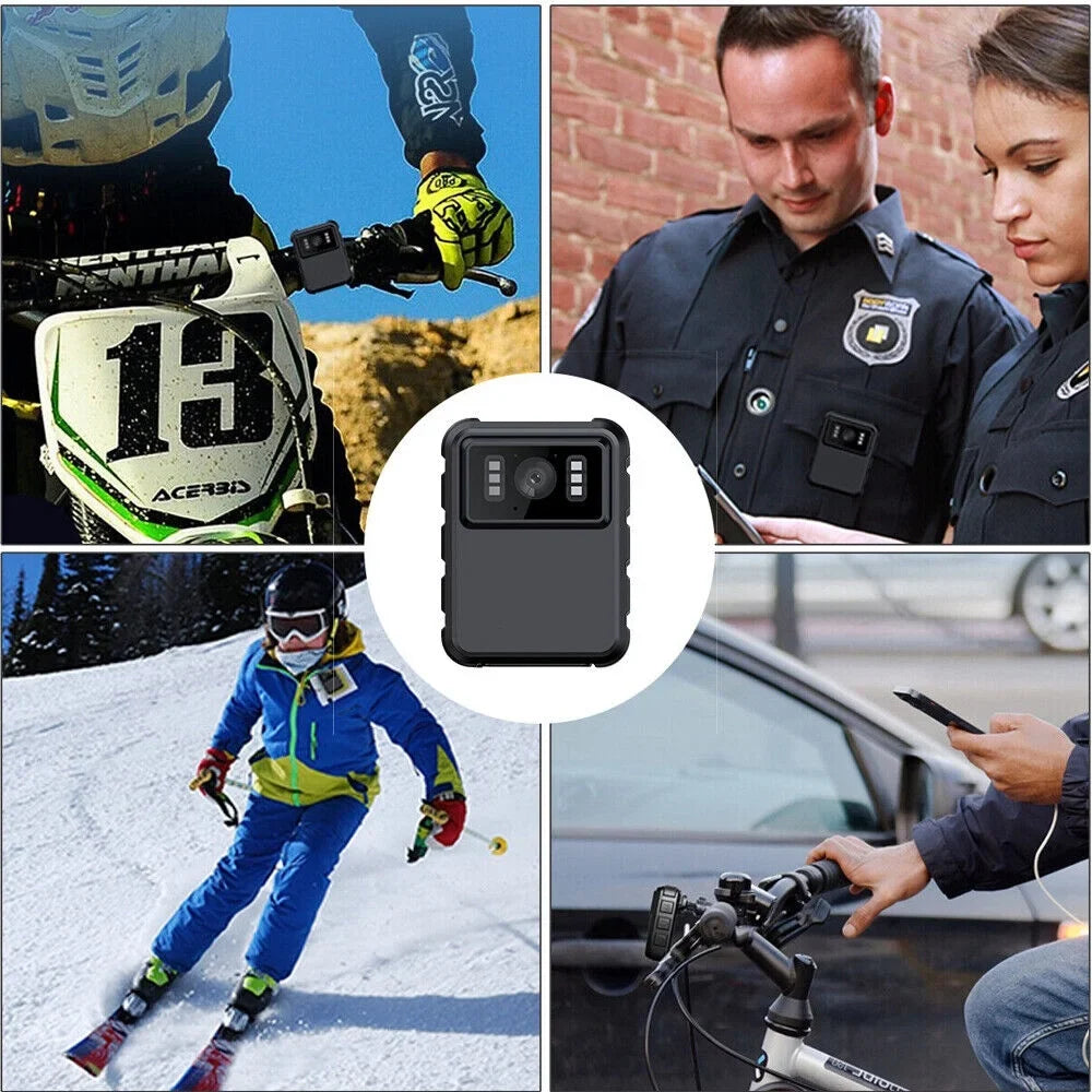 Camera Mini WiFi Night - Audio and 1080P DVR Connectivity Vision with Video Body Camcorder JahyShow