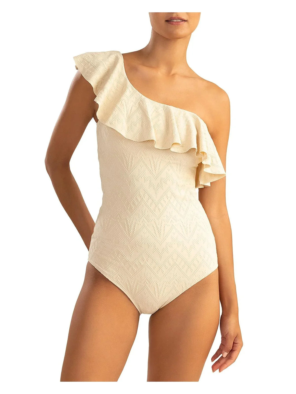 Knit Womens Polyester Shoshanna Swimsuit One-Piece