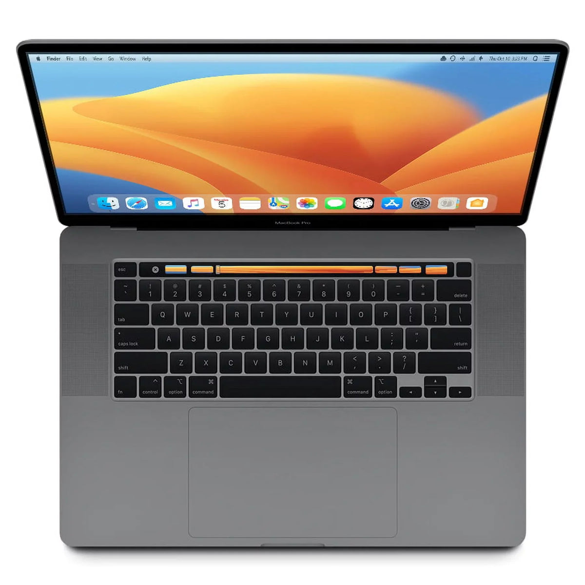 Apple (Touch Sur MacBook Space Pre-Owned A1990 512GB 2.3GHz (Good) 32GB SSD MV912LL/A Bar) Pro Gray MacOS 15" i9-9880H Mid-2019 Big
