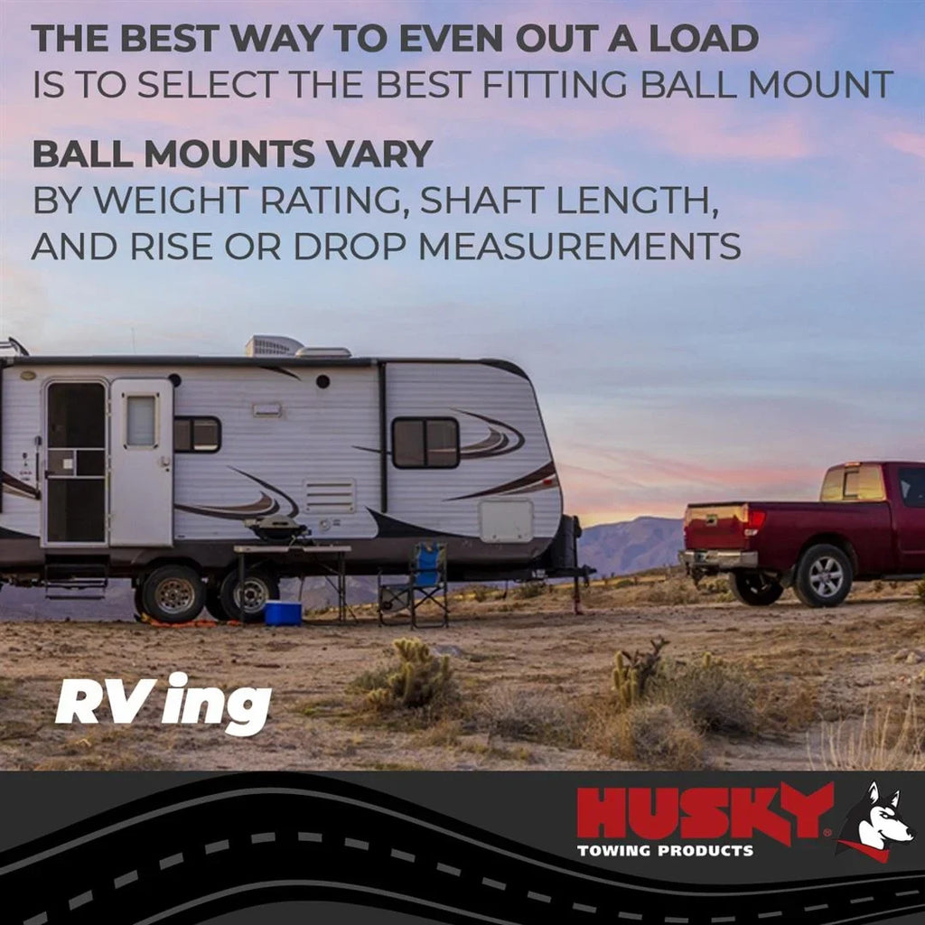 Receiver Husky Towing Mount 2" 31363 Hitch Ball Trailer