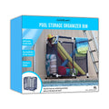 Floats, Blue x L Storage White Essentially Bin, Rolling Pool / Style Toys Yours 25.4" Large, x 37.5" 455102 W Organizer Equipment (35" Balls, H), and Mesh