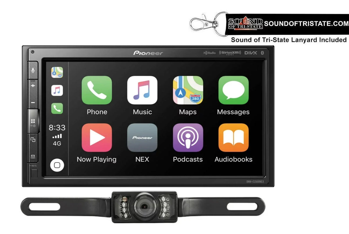 '+ Pioneer Camera DMH-C2550NEX Rear License Plate 6.8" Media Receiver Digital