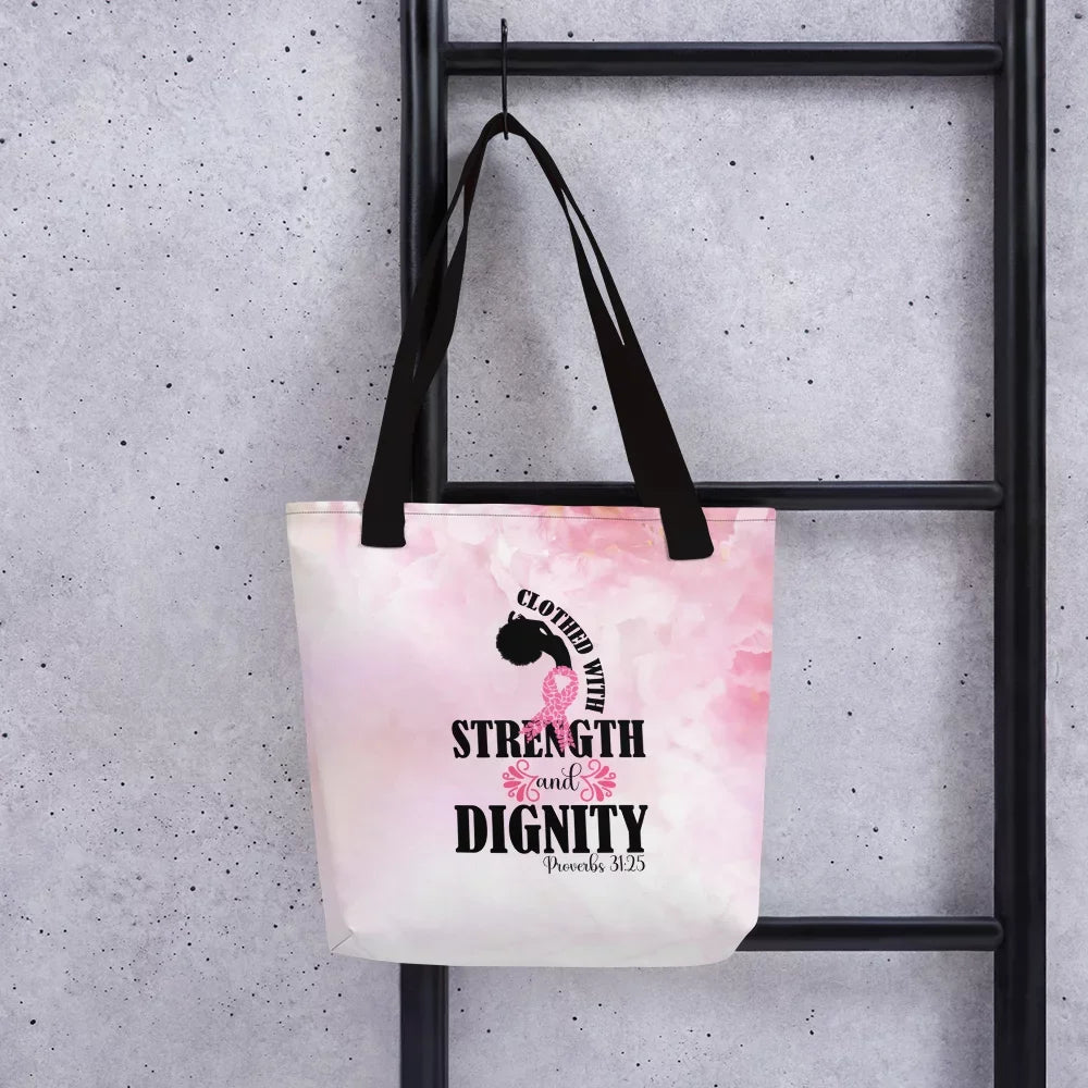 Strength Clothed Bag Tote Dignity with and