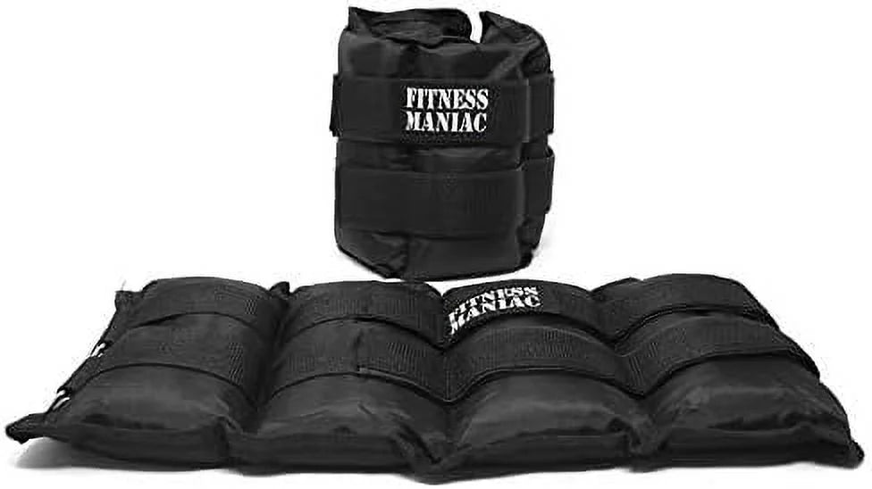 weights workout, 16 per leg glute pounds durable exercises straps for weight, ankle) (8 women and premium lbs ab, 1 double men for pair set gym, walking, ankle heavy pro